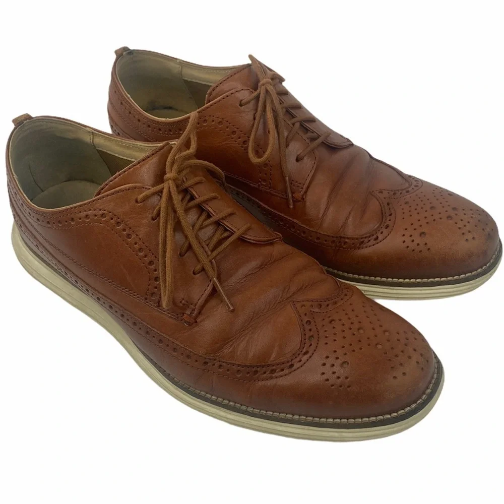 Cole Haan Grand Long Wingtip Oxford Shoes